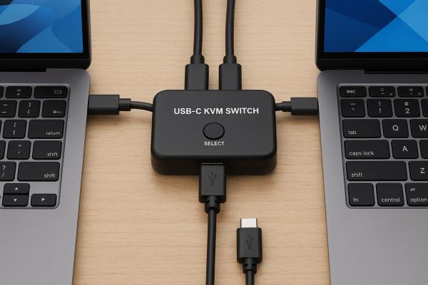 28 USB C KVM Switch 2 Computer Sharing